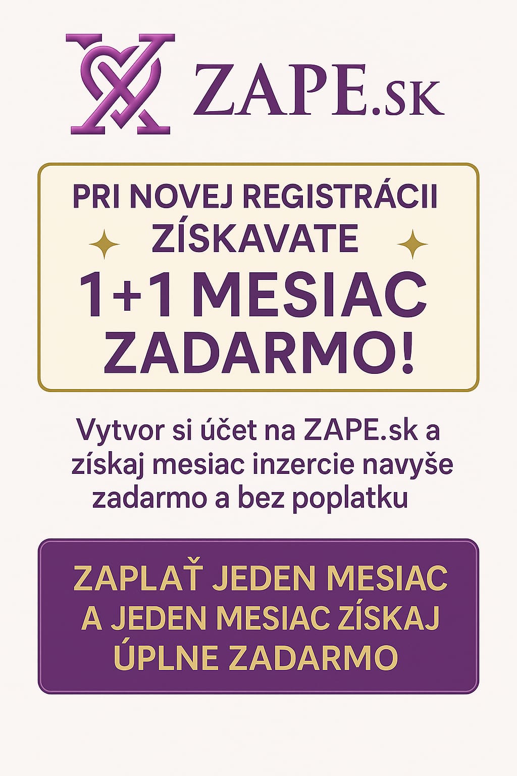 Registrácia zdarma